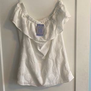 NWT Sail to Sable white top